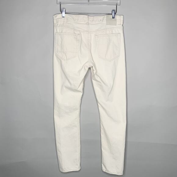 BlankNYC 34 Mens 014 Slim Sew Your Oats Cream Jeans 100% Cotton - Picture 3 of 10